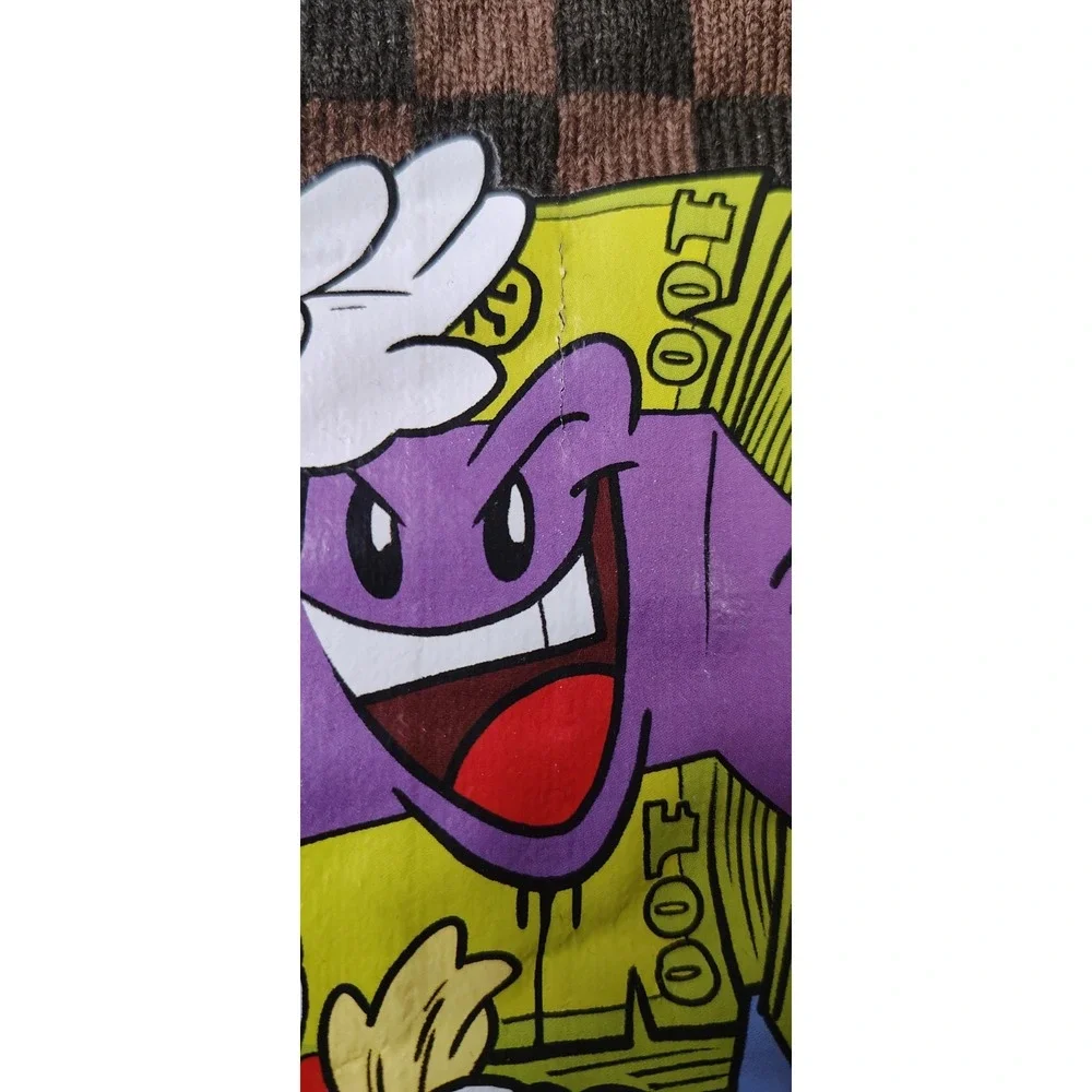 Sprayground Neck Warmer Chase Bank‎ Checker Cinch Cord Brown Black